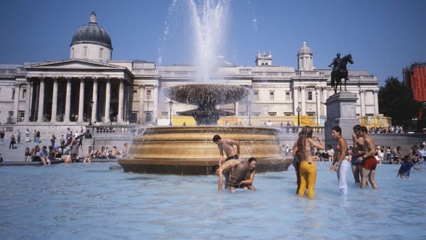 درجات حرارة مرتفعة في بريطانيا