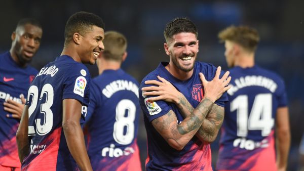أتلتيكو مدريد يستعد لمواجهة خيتافي اليوم (المصدر: أ ف ب)