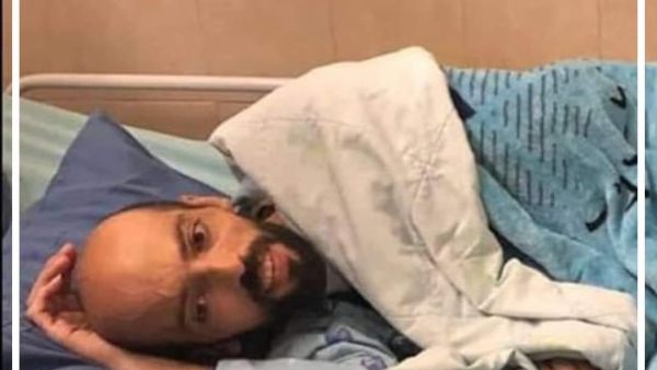 الصور الأولى للاسير المضرب عن الطعام خليل العواودة