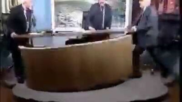 Fighting on TV 