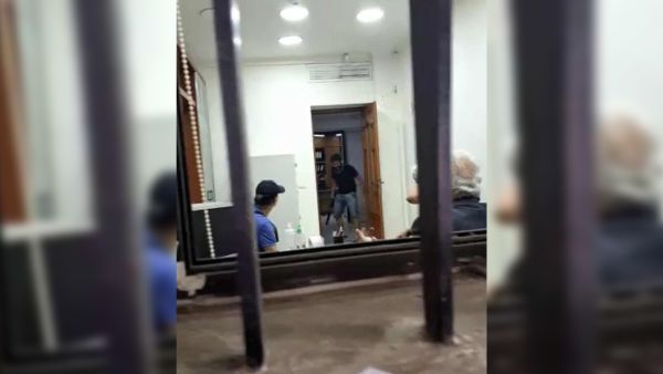 Armed man enters Federal Bank in Beirut. (Twitter/ Video screenshot) Federal Bank