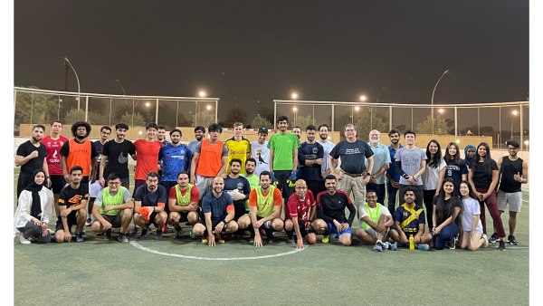 During the event The GU-Q Community Unites Through a Shared Passion For Football