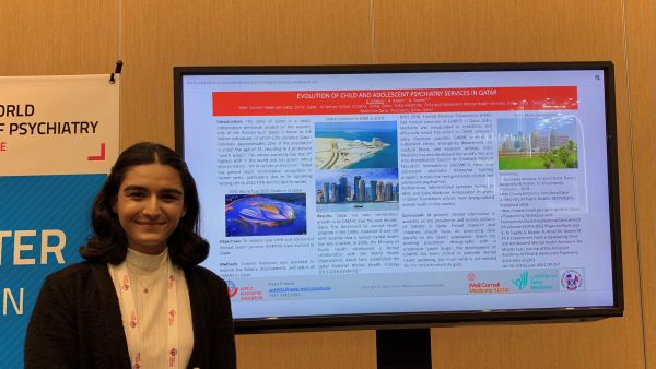 WCM-Q Student Presents Research at World Congress of Psychiatry