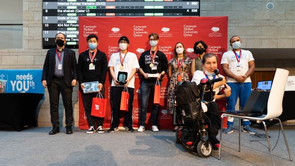 During the event Carnegie Mellon and Qatar University win national programming competition