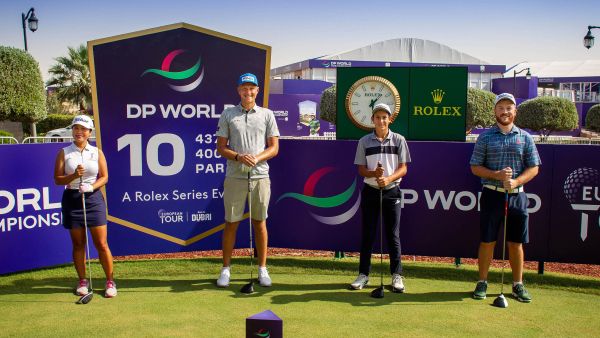 The winning trio from last year played with DP World Tour star Adrian Meronk (Image Credit: Supplied)