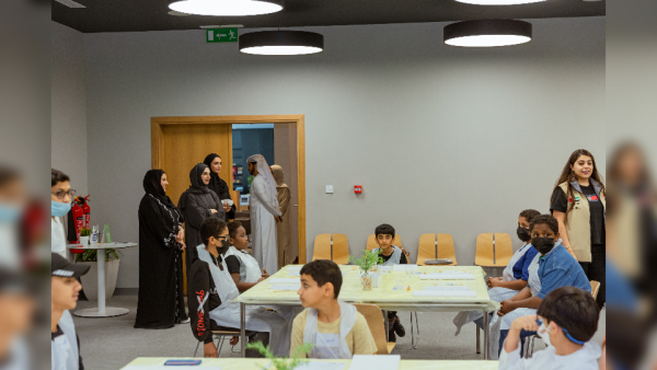 Hala Badri supports young talents at Al Safa Art and Design Library