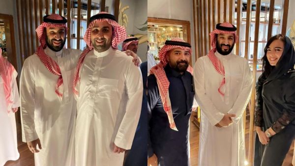 الأمير محمد بن سلمان في مطعم ياباني بجدة
