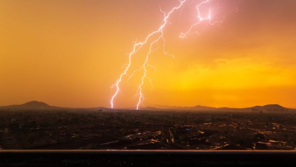 Two IndiGo Engineers Injured After Lightning Strike at Airport