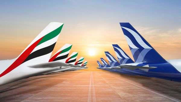 طيران الإمارات و"إيجيان" اليونانية تبرمان شراكة بالرمز