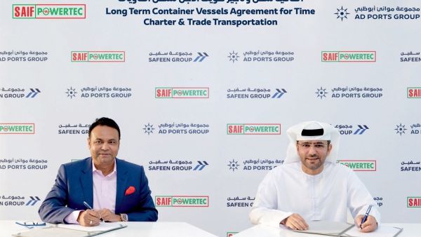 AD Ports Group’s SAFEEN Feeders Signs Long-Term Charter Agreement with Saif Powertec