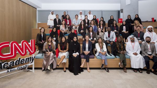 During the event CNN Academy Abu Dhabi welcomes new participants