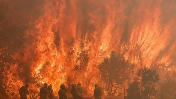 Raging Fires in Spain 