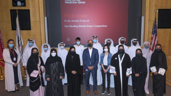 Qatari High School Students Win WCM-Q Healing Hands Essay Contest