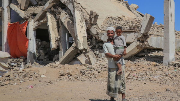 Destruction in Yemen 