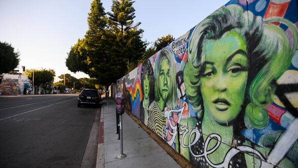 Mural of Marilyn in LA 