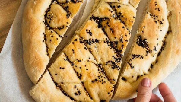 أسهل وصفة خبز تركي على الإطلاق