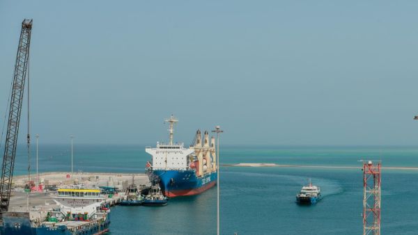 AD Ports Group Welcomes First International Shipment at Mugharraq Port 
