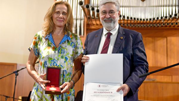 During the event American University of Beirut Medal Honors The Late Trustee Emeritus Ali Ghandour