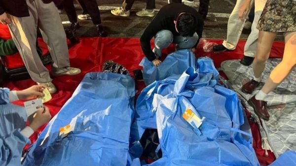 ضحايا حادثة التدافع في سيئول بكوريا الجنوبية