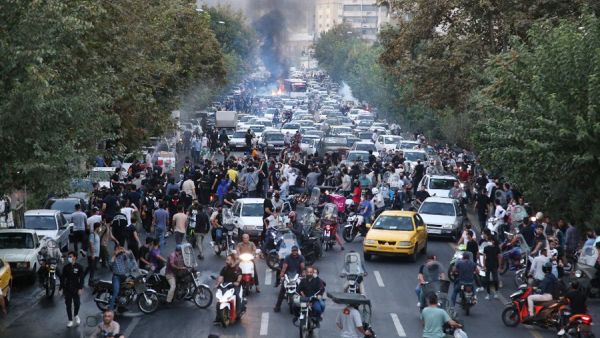 Iranians on the streets of Tehran