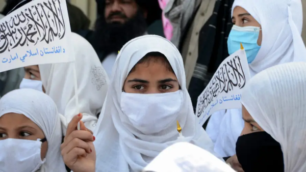 Afghan girls banned from school (AFP/Getty Images)  Ban