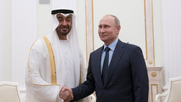 Sheikh Mohamed bin Zayed meets with Putin 