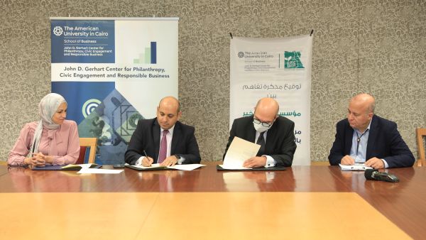 AUC Signs MoU With Misr El Kheir To Empower Egyptian Youth