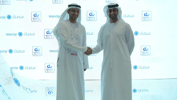 du signs MoU with Masdar City at GITEX Global 2022 to build a 5G Centre of Excellence and deploy a world-class IoT technology