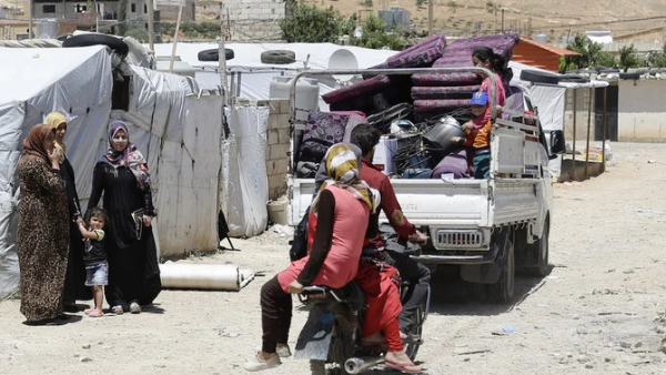 Syrian refugees in Arsal 