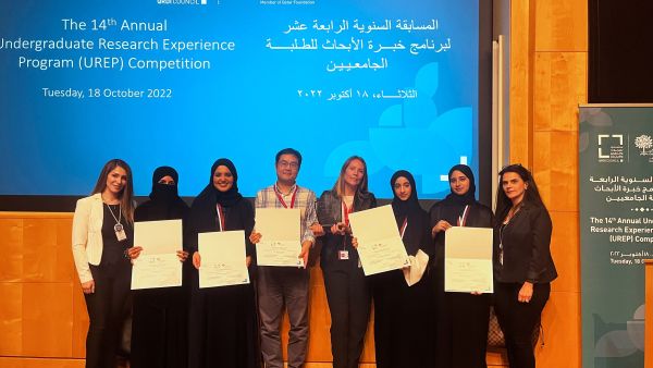 During the event CMU-Q alumnae win QNRF research competition