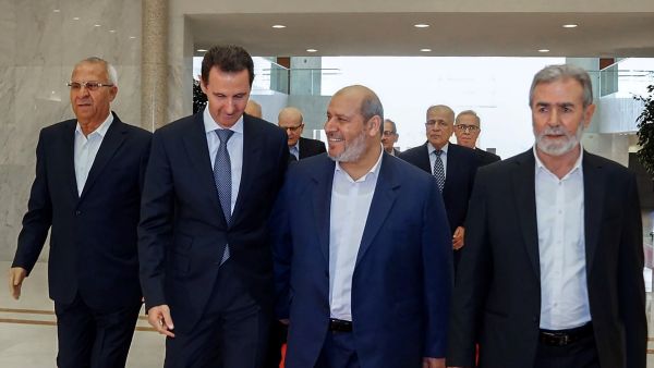 وفد من حركة حماس يلتقي الرئيس السوري بشار الأسد