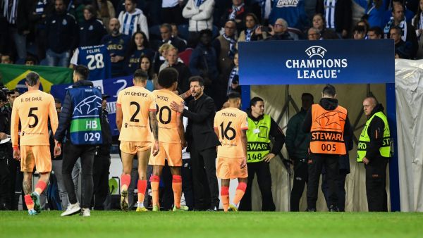 أتلتيكو مدريد يغادر أوروبا بأسوأ الطرق (المصدر: أ ف ب)