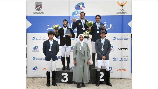 During the event Burgan Bank Sponsors the Second Competition of the Kuwaiti Equestrian Federation Tour