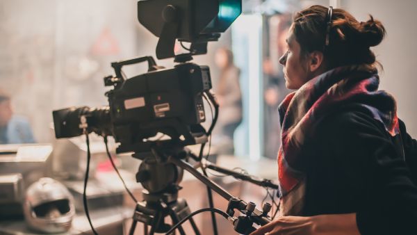 Behind the camera