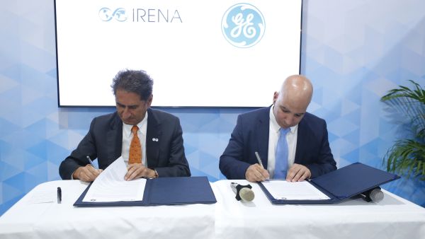 "جنرال إلكتريك" والوكالة الدولية للطاقة المتجددة "آيرينا" تبرمان اتفاقية شراكة دعماً للأجندة العالمية للتغير المناخي 