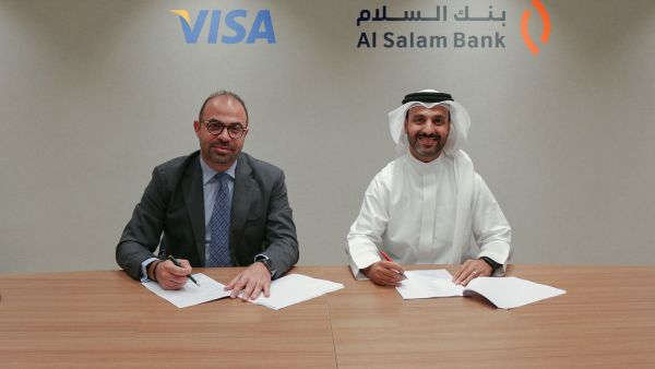 During the event Al Salam Bank and Visa Sign Exclusive Partnership Agreement
