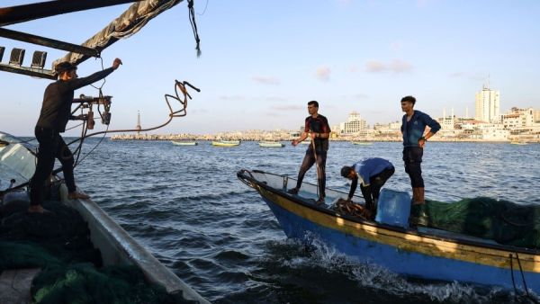 Gaza fishermen 