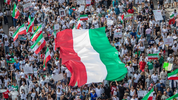 Anti-Iran protests in Los Angeles 