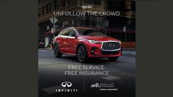 Arabian Automobiles INFINITI highlight the QX55: the stand-out luxury crossover
