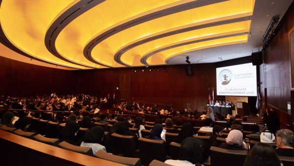 During the event Georgetown hosts record-breaking MUN conference for 500 local students at QF