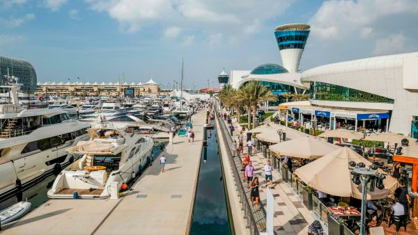 Yas Marina  Yas Marina is set to be the heart of all off-track entertainment during the Formula 1 Etihad Airways Abu Dhabi Grand Prix 2022