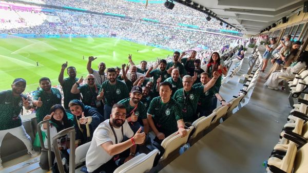 Hyundai Motor Company hosts a Saudi delegation to watch Argentina VS Saudi Arabia match