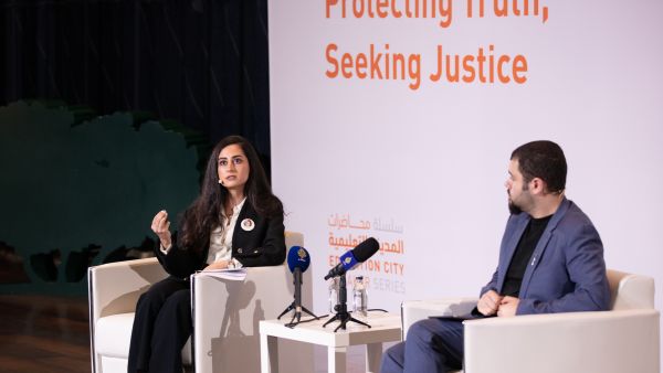 Look through critical eyes to find the truth, palestinian justice campaigner tells QF’s education city speaker series
