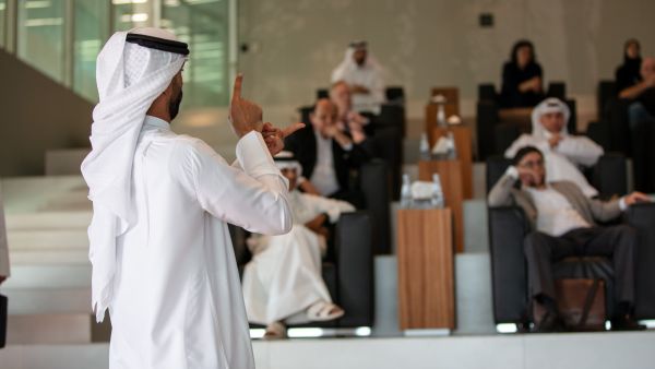 During the event Global deaf delegation learns about QF’s commitment to accessibility