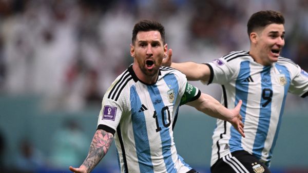 Lionel Messi helped keep Argentina's World Cup bid alive with the first goal in a 2-0 victory over Mexico on Saturday.