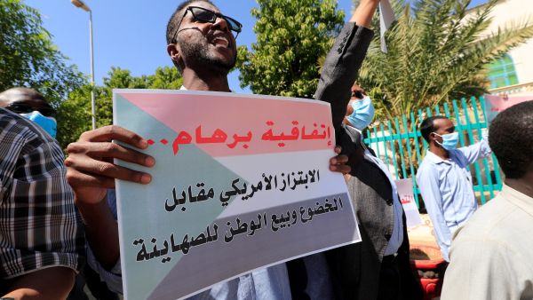 تظاهرات في السودان ضد التطبيع مع اسرائيل