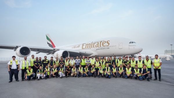 Emirates is also engaged with 62 key partners and suppliers who have hired hundreds more skilled hands for the biggest-known aircraft retrofit programme in modern commercial aviation. First Emirates A380 rolls in for full cabin refresh and refit