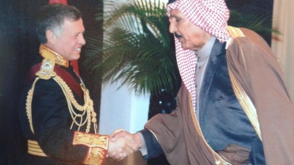 اكريم العوضات والملك عبد الله الثاني ابن الحسين