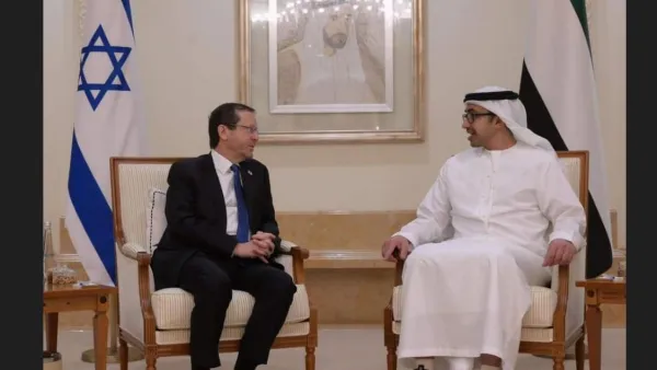 الرئيس الاسرائيلي في الامارات