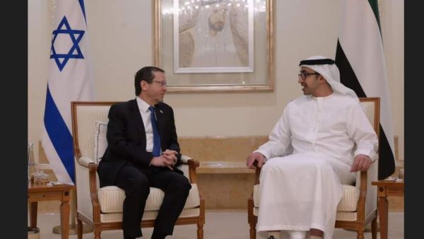 الرئيس الاسرائيلي في الامارات
